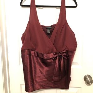 Lane Bryant Burgundy Tank Top